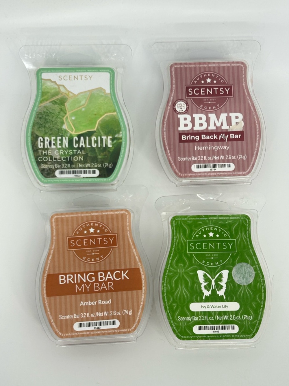 Scentsy "Set of 4 Wax Bars" BRAND NEW